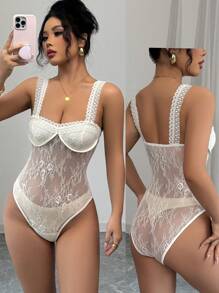 Chiquease Canotta elegante e minimalista, sexy, con scollo a V, con spalline a spaghetti, colletto in pizzo, inserti in pizzo, stile spazioso, per primavera/estate