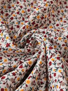 EMERY ROSE Plus Size 2pcs Outfit: Solid Color Round Neck Short Sleeve T-Shirt And Skirt - Multicolor - View 5