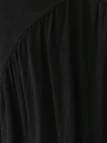 SHEIN Vestido de cobertura de unicolor para maternidad, ropa casual de resort