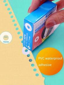 250pcs Hole Punch Protector Labels Loose Leaf Paper Hole Reinforcement Labels Round Stickers Self Adhesive Binding Paper Sticker,Back To School,School Supplies, Durable, Ease Of Use, Giftable, Versatile - Multicolor - View 2