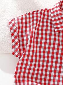 Camicia casual a righe intrecciata per ragazza giovane