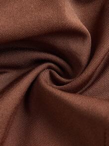 SHEIN ICON 时尚低腰双腰带百褶开叉裙