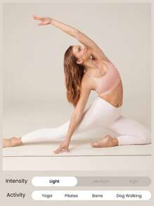 GLOWMODE Sujetador Deportivo Con Espalda Cruzada Featherfit™ - Rosa vieja - Ver 8