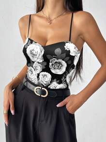 Chiquease Leopard Print Sexy Date Party Valentine's Day Nightclub Bar Spaghetti Straps Tube Top Bottom Double Layer Lining Thickened Autumn And Winter Regular Camisole Top Inner Wear Tank Top