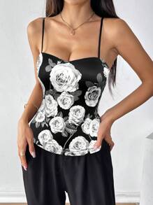 Chiquease Leopard Print Sexy Date Party Valentine's Day Nightclub Bar Spaghetti Straps Tube Top Bottom Double Layer Lining Thickened Autumn And Winter Regular Camisole Top Inner Wear Tank Top