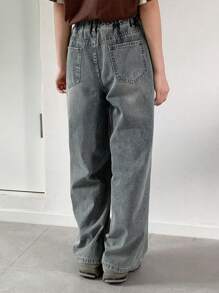 DAZY Tween Girl Denim Jeans - Blue - View 2