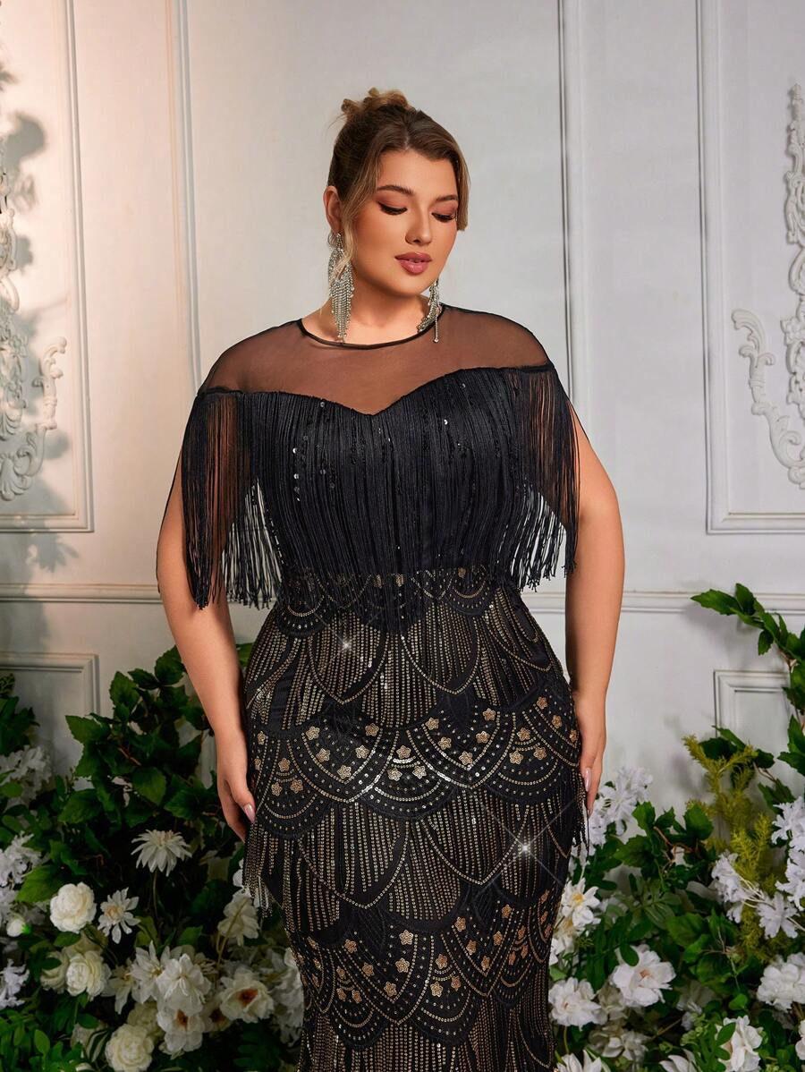 Shein Robe De Soiree Femme Grande Taille