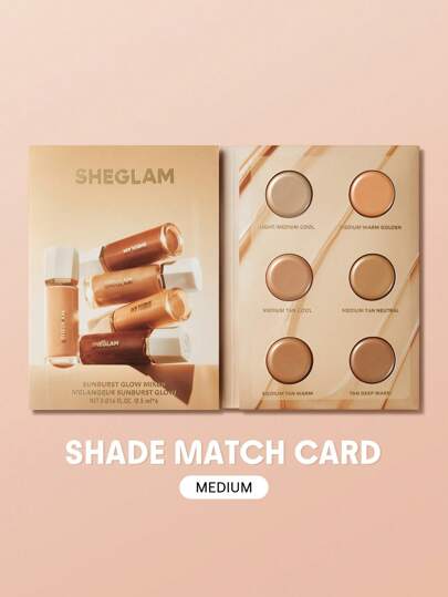 Sunburst Glow Mixer Sample-Medium Brand Beauty Makeup Face Paint Cosmetic For Women Girls Perfect For Fall Winter Ideal For Y2K Fancy Fashion Suitable For Birthday Christmas Present Party Ready Best Color