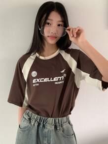 Dazy Kids Tween Girl' T-Shirt, Autumn - Brown - View 6