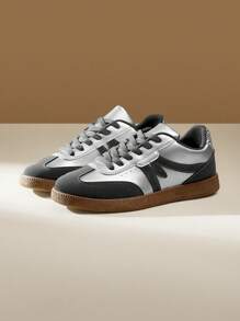 CUCCOO EASI Women's Retro Versatile Sports Shoes, Platform Thick Bottom Casual Fashion Sneakers, White