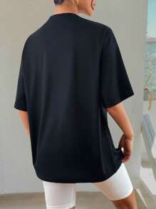 女士夏季短袖简约时尚 T 恤