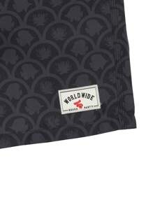 Manfinity KASUA Pantaloncini da spiaggia oversize da uomo con stampa di lettere e vita con coulisse