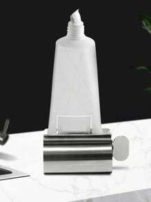 Cirelle 1件304不锈钢牙膏挤压器，手动牙膏刮刀，家用懒人挤压器，药膏挤压器，浴室工具家居浴室装饰夏季 - 彩色 - 查看 9