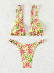 Swim Mod Women's 2 Pieces Swimwears, Summer Beach Outfits - Multicolor - View 1