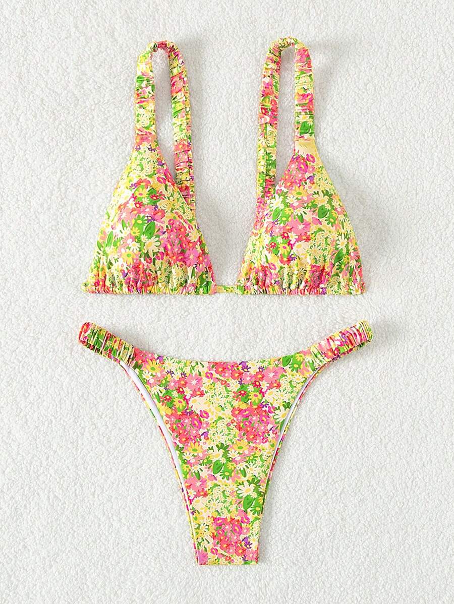 Swim Mod Women's 2 Pieces Swimwears, Summer Beach Outfits - Multicolor - View 1