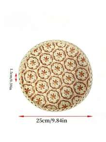 Cirelle 1 cái xẻng hốt rác bằng tre thủ công, rây tre, giỏ đựng trái cây, khay đựng đồ ăn điểm tâm, đồ dệt thủ công gia dụng, tròn - Nhiều màu - Xem 3