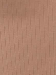 Nöista 精致的无袖长裙，采用罗纹面料，肩带可调节，修身版型。非常适合复活节、夏季活动或优雅的海滩场合。 - 棕色 - 查看 8