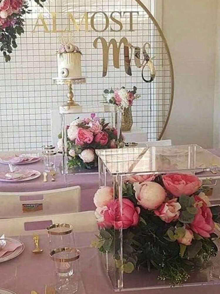 4 Supporti Per Fiori Da Matrimonio In Ferro – Colonne Geometriche Bianche, Altezze Da 45 A 90 Cm, Per Decorazioni Eventi E Casa