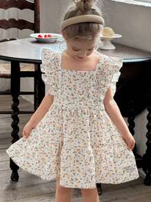 SHEIN LMoss Kids LMoss Young Girls Dresses