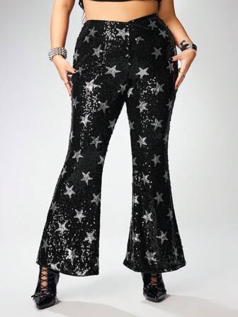 Grunge Punk Pantalón de talla grande para atuendo de festival electrónico