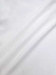 LOONEY TUNES X SHEIN 休闲宽松圆领短袖女式T恤，适合夏季