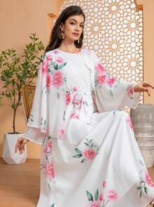 SHEIN Chiffon Dress, Casual & Fashionable For Everyday Wear - White - View 7