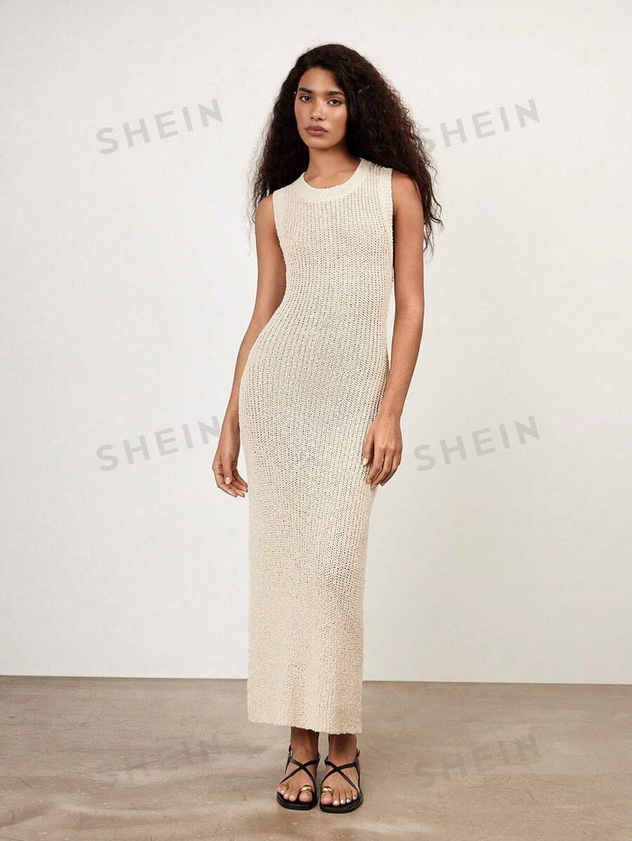 Maija Vestido de punto cómodo y de moda para mujer, novedad primavera/verano 2025