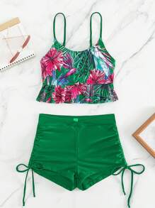 Swim Lushoire Minimalist Fashionable Camisole Bikini Tops, Suitable For Summer