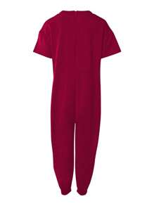 SHEIN Mono de manga corta de unicolor informal en talla grande