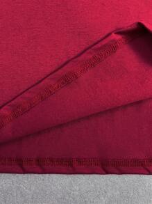 Manfinity VCAY Tricou decupat cu mânecă scurtă, unisex, casual, cu imprimeu cu litere, mozaic, cu gât rotund, potrivit pentru purtarea de zi cu zi