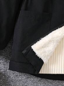 Chaqueta acolchada casual y cálida para niños pequeños, adecuada para niños de 4 a 7 años para usar en otoño, invierno y primavera