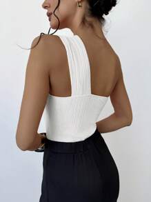 Aloruh 婚礼季派对优雅度假提花结肩紧身衣，修身