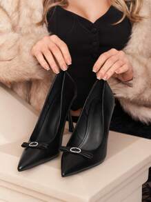 CUCCOO CHICEST Elegante pumps met hoge hak en puntige neus voor dames, effen kleur