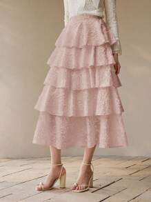 MOTF PREMIUM 提花多层裙