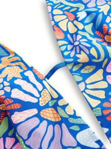 JIAN LASALA Monos azules para mujer estilo boho sin mangas con estampado floral, de espalda descubierta y nudo, para outfits de verano, vacaciones, salir, playa y ropa de verano para mujer en Europa