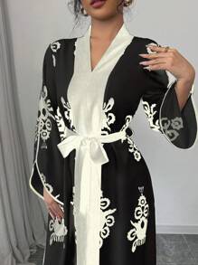 Elenzga 女装 女式 编织 优雅 秋季 长裙 - 彩色 - 查看 5