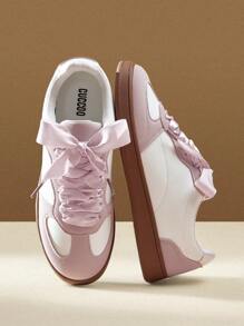 CUCCOO EASI 女士黑色复古德式训练休闲运动鞋 - 粉色 - 查看 9