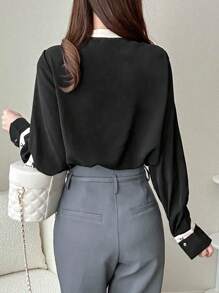 FRIFUL Women's Long Sleeve Shirt, Minimalist & Fashion, Suitable For Summer