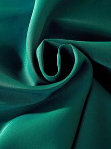 Teen Girl Solid Color Single-Breasted Ruffle Hem Sleeveless Elegant Cardigan Dress - Green - View 4