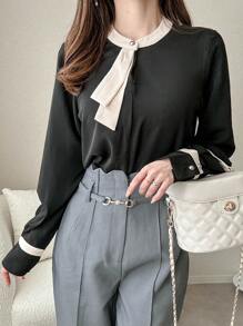 FRIFUL Women's Long Sleeve Shirt, Minimalist & Fashion, Suitable For Summer