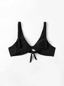 Swim Basics Summer Beach Twist Detail Bikini Top