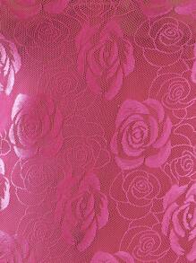 MUSERA Sheer Mesh Halterneck Unitard, Boho Spring Summer Vacation Elegant Beachwear Holiday Festival Concert - Hot Pink - View 6