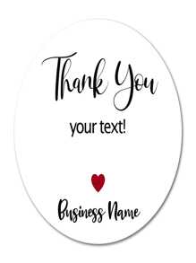 Personalized Thank You Stickers - Set Of 324 Custom Thank You For Your Order Stickers, Self Adhesive Flat Sheet 1.5 Inch Round Labels For Small Business Packaging - Multicolor - View 1