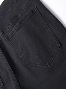 Manfinity Homme Men's Casual Distressed Pocket Denim Shorts