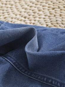 3pcs Baby Boys' Soft Washed Denim Shorts, Lightweight Fabric, Casual And Fashionable, Suitable For Spring And Summer Seasons - Multicolor - View 3