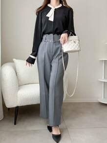 FRIFUL Women's Long Sleeve Shirt, Minimalist & Fashion, Suitable For Summer