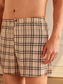 SHEIN EverLounge Męskie minimalistyczne letnie spodnie wypoczynkowe