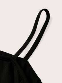 Attitoon Casual Vintage English "Brooklyn" New York Graphic Loose Fit Black Long Sleeve T-Shirt For Women, Suitable For Summer - Black - View 6