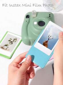 SHEIN 5pcs 2x3 Magnetic Photo Frame Refrigerator For Mini Instant Film, Magnet Picture Frames For Fridge Small Picture Holder For 8.6cmx5.4cm Picture