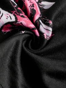 Attitoon 女士复古朋克拼色心形、枪形、玫瑰图案吊带背心